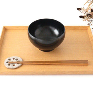 Co Chitose Soup Bowl Black | Yamanaka Lacquerware