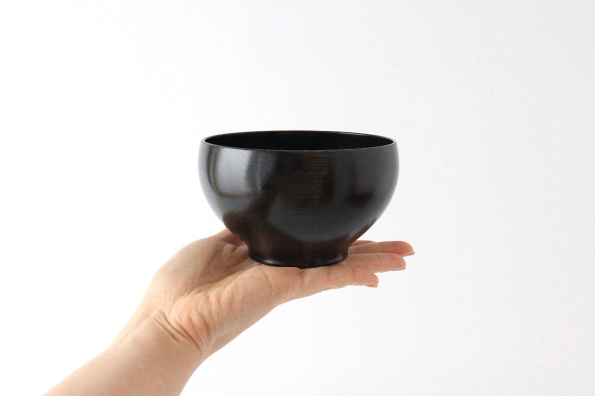 Co Chitose Soup Bowl Black | Yamanaka Lacquerware