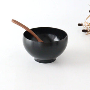 Co Chitose Soup Bowl Black | Yamanaka Lacquerware