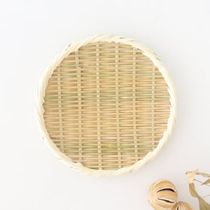 Japanese Bamboo Bascketery Tray 21cm | Niigata Bamboo Crafts