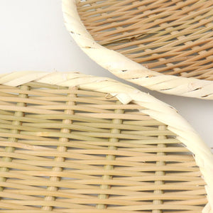 Japanese Bamboo Bascketery Tray 21cm | Niigata Bamboo Crafts