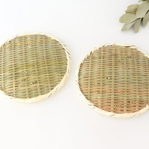 Japanese Bamboo Bascketery Tray 21cm | Niigata Bamboo Crafts