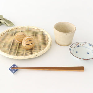 Japanese Bamboo Bascketery Tray 21cm | Niigata Bamboo Crafts