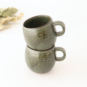 Bowl Mug Khaki Green | Mino Ware