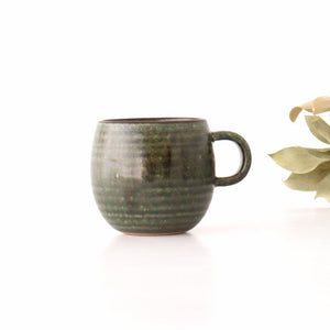 Bowl Mug Khaki Green | Mino Ware