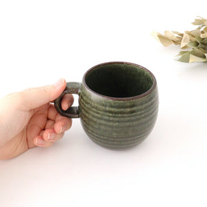 Bowl Mug Khaki Green | Mino Ware