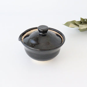 Japanese Teapot Hohin Black | Kyusu Iga Ware