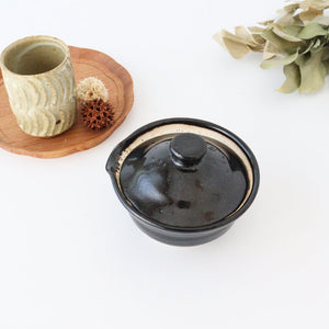 Japanese Teapot Hohin Black | Kyusu Iga Ware