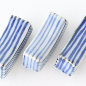 Chopstick Rest Tokusa Blue | Hashioki Arita Ware