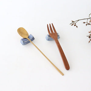 Chopstick Rest Tokusa Blue | Hashioki Arita Ware