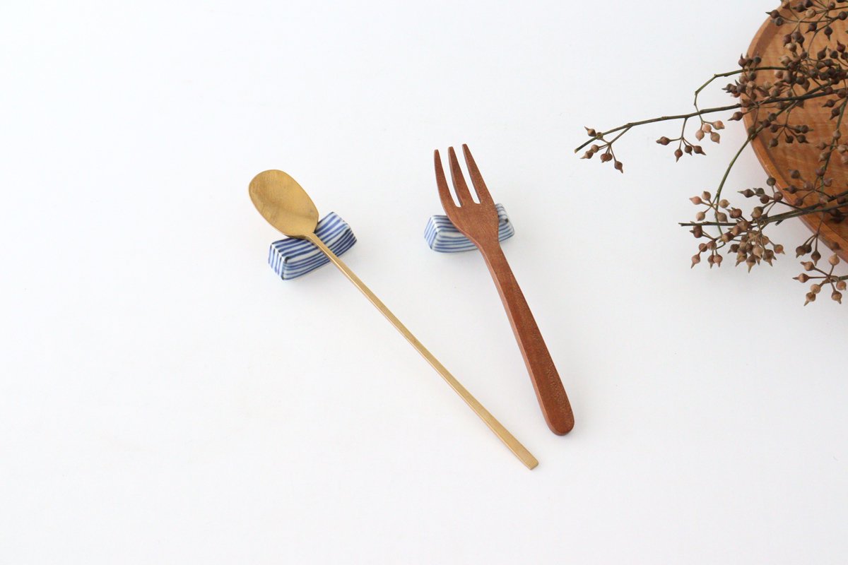 Chopstick Rest Tokusa Blue | Hashioki Arita Ware