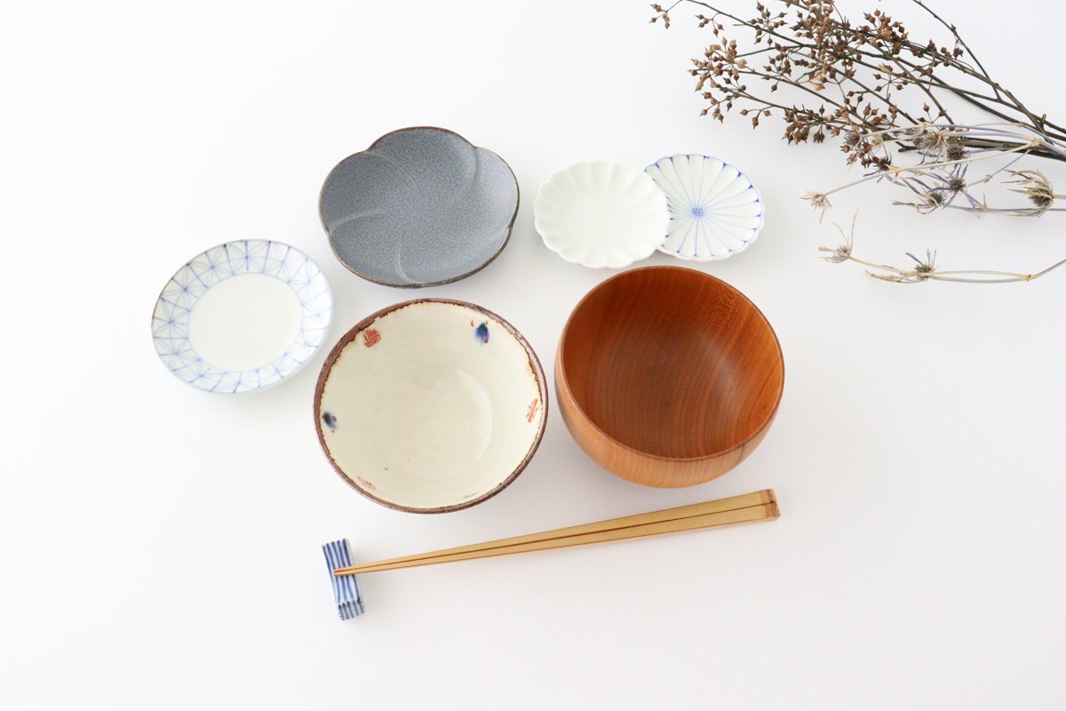 Chopstick Rest Tokusa Blue | Hashioki Arita Ware