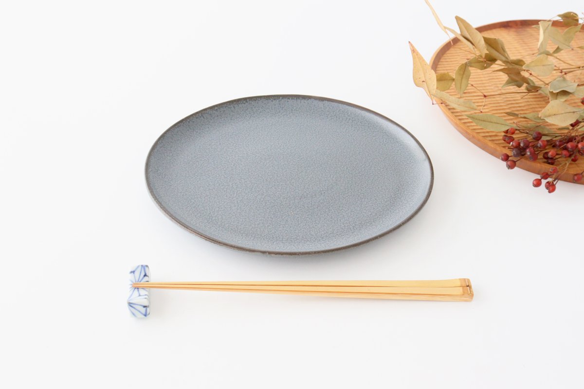 Chopstick Rest Hemp Leaf | Hashioki Arita Ware