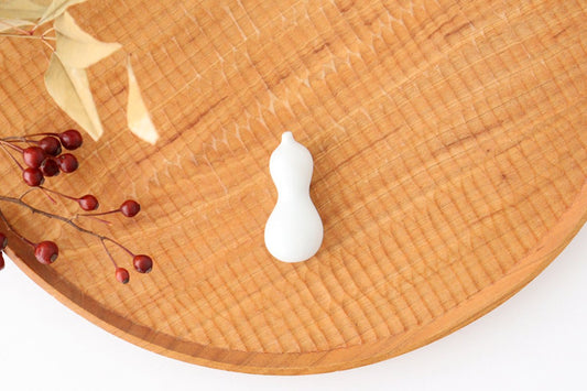 Chopstick Rest White Gourd | Hashioki Arita Ware