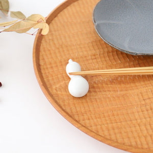 Chopstick Rest White Gourd | Hashioki Arita Ware