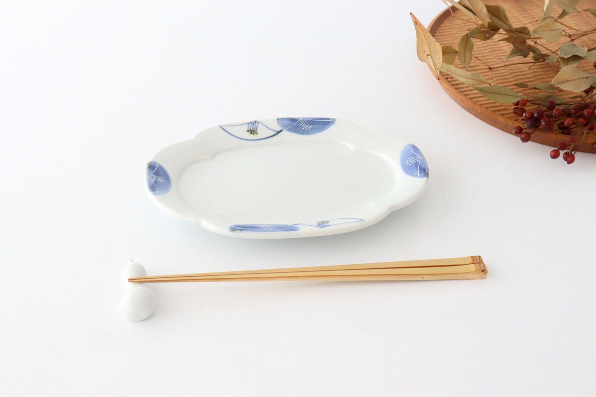 Chopstick Rest White Gourd | Hashioki Arita Ware