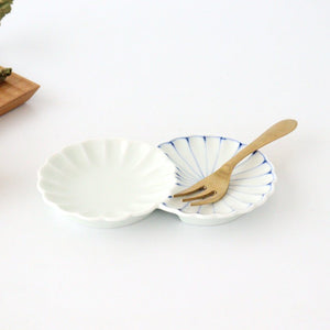 Two Chrysanthemum Sauce Plate | Arita ware