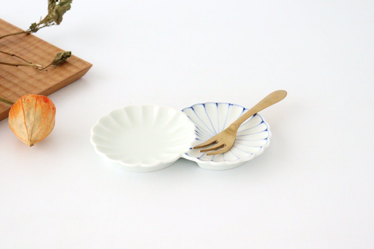 Two Chrysanthemum Sauce Plate | Arita ware