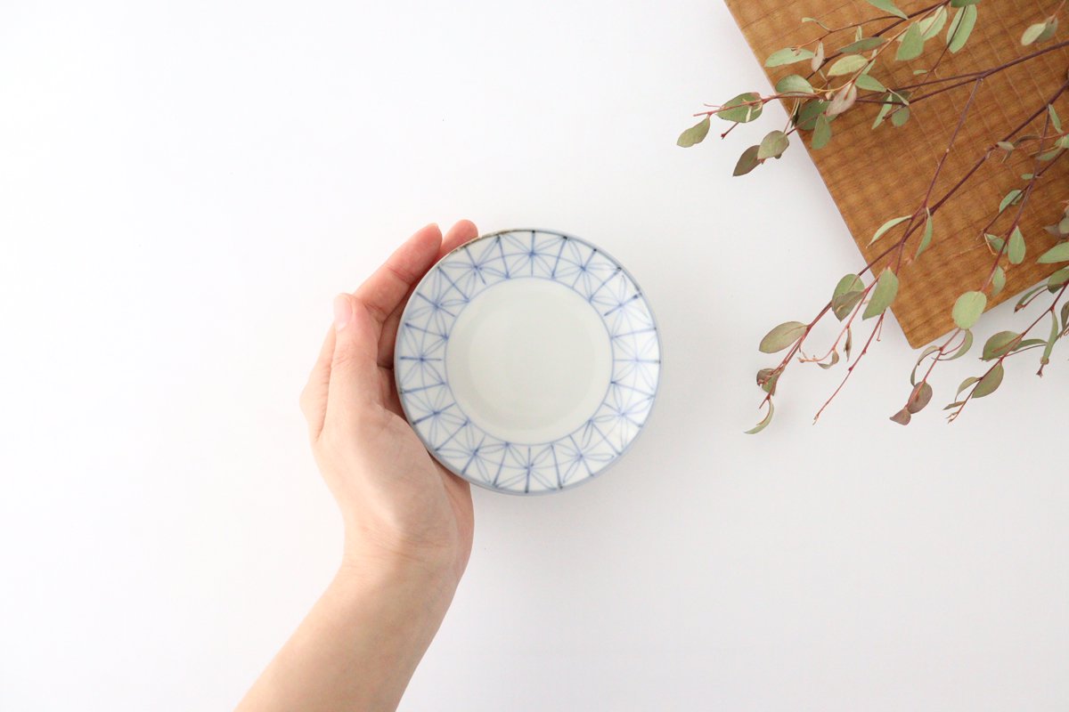 Small Round Plate Blue Cloisonne 7.6㎝/3in | Arita Ware