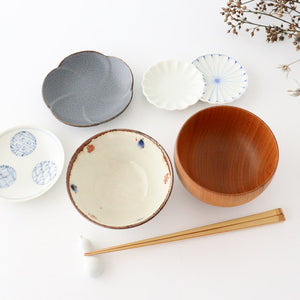 Small Round Plate Blue Round Pattern 7.6㎝・3in | Arita Ware