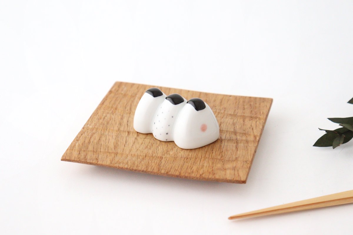 Chopstick Rest Rice Ball | Hashioki Hasami Ware