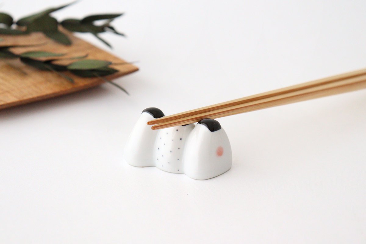 Chopstick Rest Rice Ball | Hashioki Hasami Ware