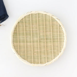 Japanese Bamboo Bascketery Tray 24cm | Niigata Bamboo Crafts