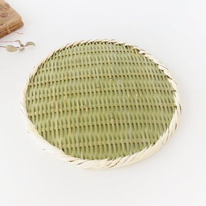 Japanese Bamboo Bascketery Tray 24cm | Niigata Bamboo Crafts