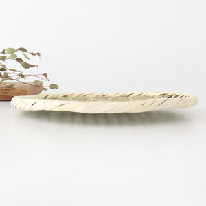 Japanese Bamboo Bascketery Tray 24cm | Niigata Bamboo Crafts