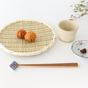 Japanese Bamboo Bascketery Tray 24cm | Niigata Bamboo Crafts