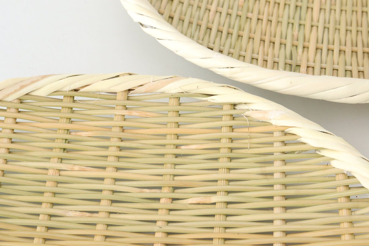 Japanese Bamboo Bascketery Tray 30cm | Niigata Bamboo Crafts