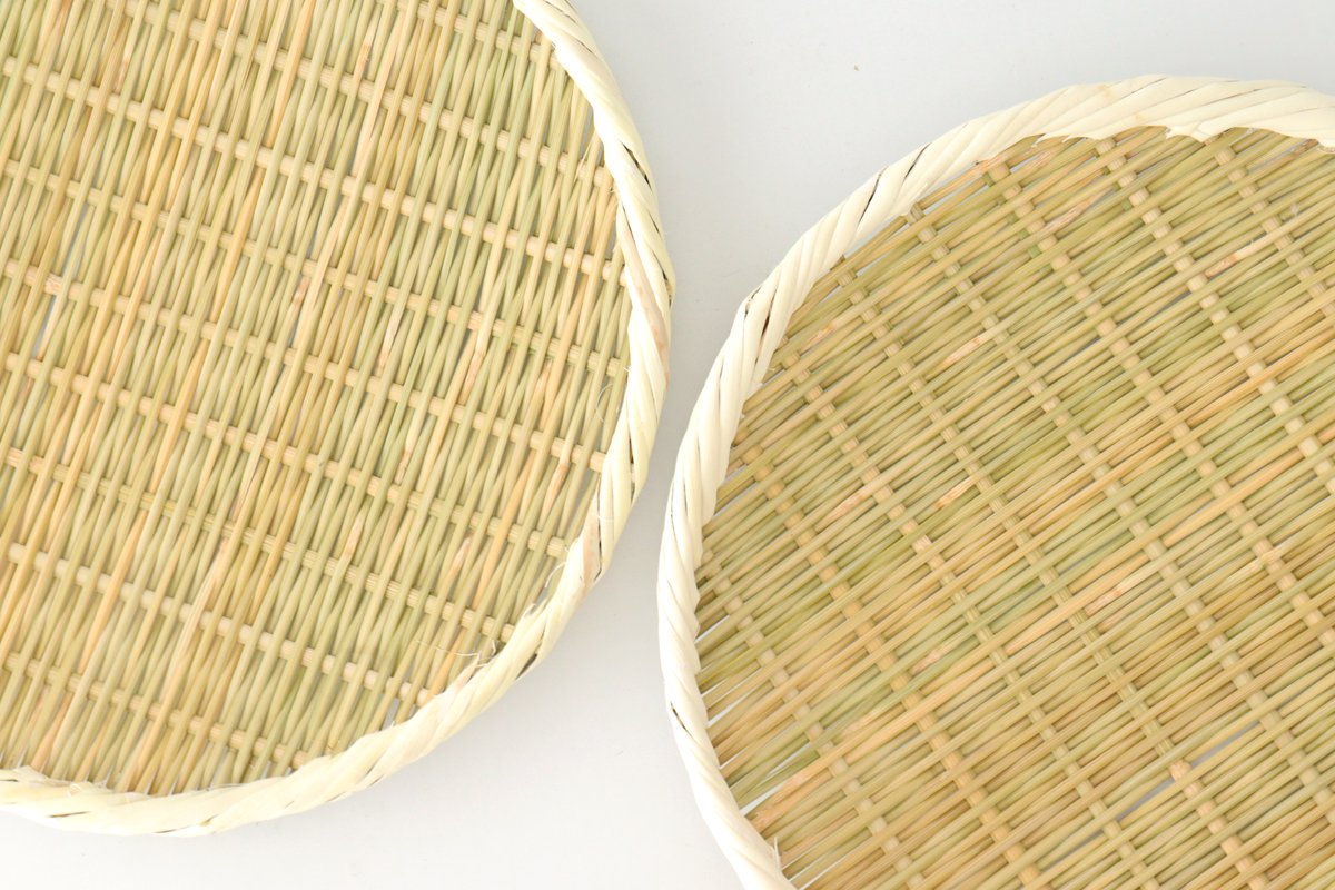 Japanese Bamboo Bascketery Tray 30cm | Niigata Bamboo Crafts