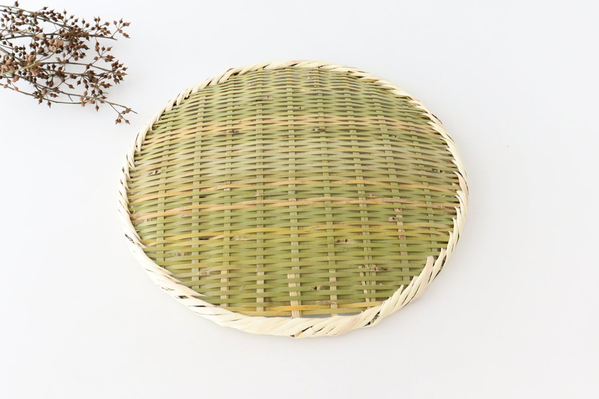 Japanese Bamboo Bascketery Tray 30cm | Niigata Bamboo Crafts