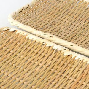 Japanese Bamboo Bascketery Square Tray 24cm | Niigata Bamboo Crafts