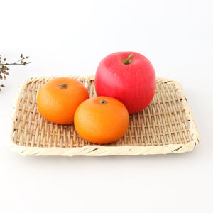 Japanese Bamboo Bascketery Square Tray 24cm | Niigata Bamboo Crafts