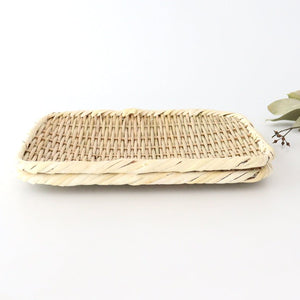 Japanese Bamboo Bascketery Square Tray 24cm | Niigata Bamboo Crafts