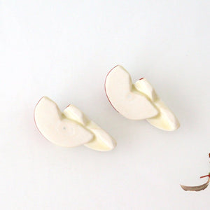 Chopstick Rest Apple Bunny | Hashioki Hasami Ware