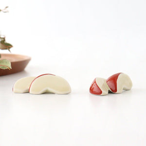 Chopstick Rest Apple Bunny | Hashioki Hasami Ware