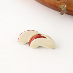 Chopstick Rest Apple Bunny | Hashioki Hasami Ware