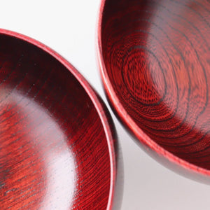 Co Chitose Soup Bowl Vermillion Zelkova | Yamanaka Lacquerware