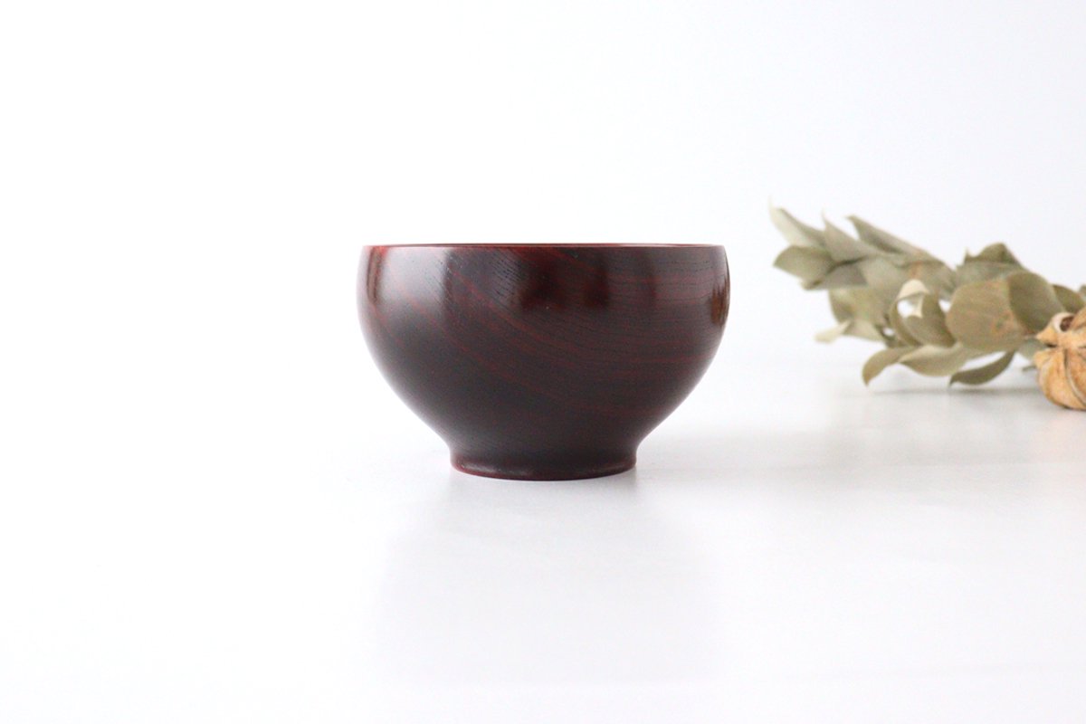 Co Chitose Soup Bowl Vermillion Zelkova | Yamanaka Lacquerware