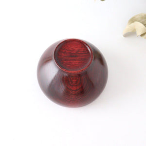 Co Chitose Soup Bowl Vermillion Zelkova | Yamanaka Lacquerware