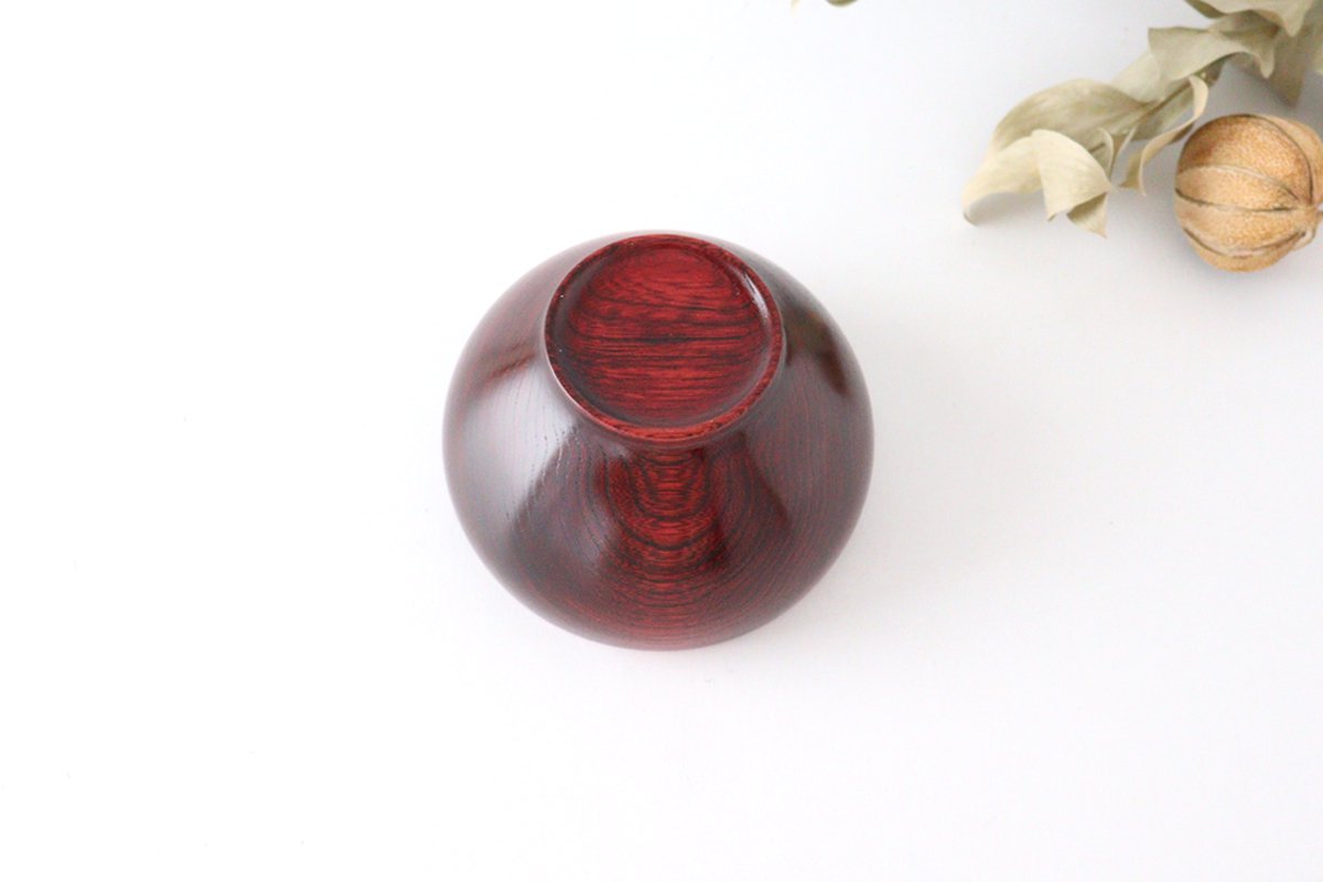 Co Chitose Soup Bowl Vermillion Zelkova | Yamanaka Lacquerware