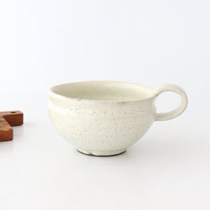 Minami Kiln Soup Cup White | Mino Ware