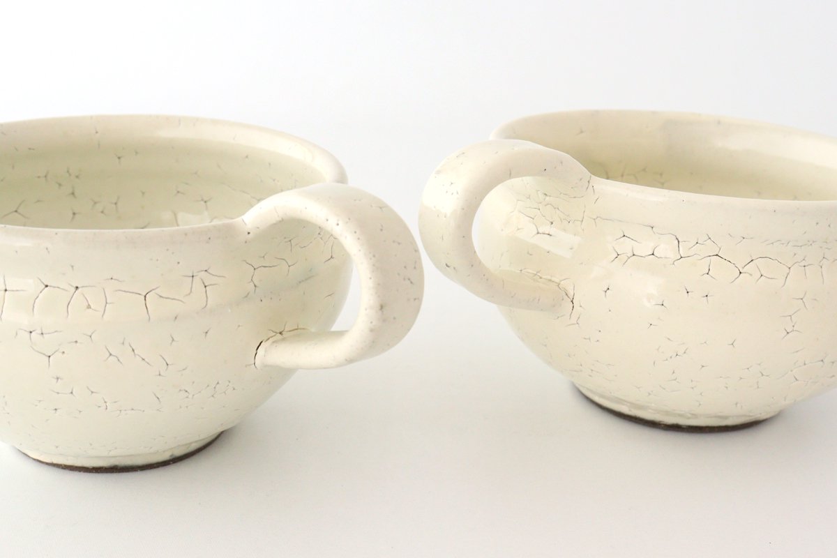 Minami Kiln Soup Cup White | Mino Ware