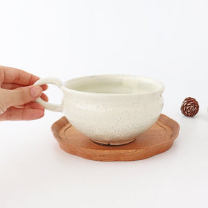 Minami Kiln Soup Cup White | Mino Ware