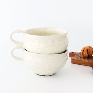 Minami Kiln Soup Cup White | Mino Ware