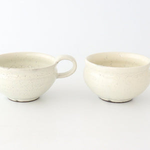 Minami Kiln Soup Cup White | Mino Ware