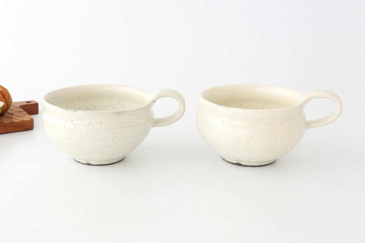 Minami Kiln Soup Cup White | Mino Ware