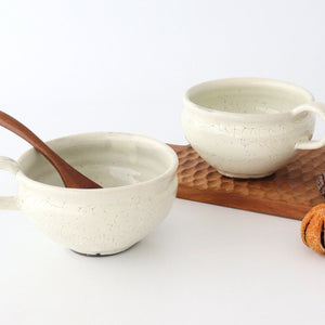 Minami Kiln Soup Cup White | Mino Ware